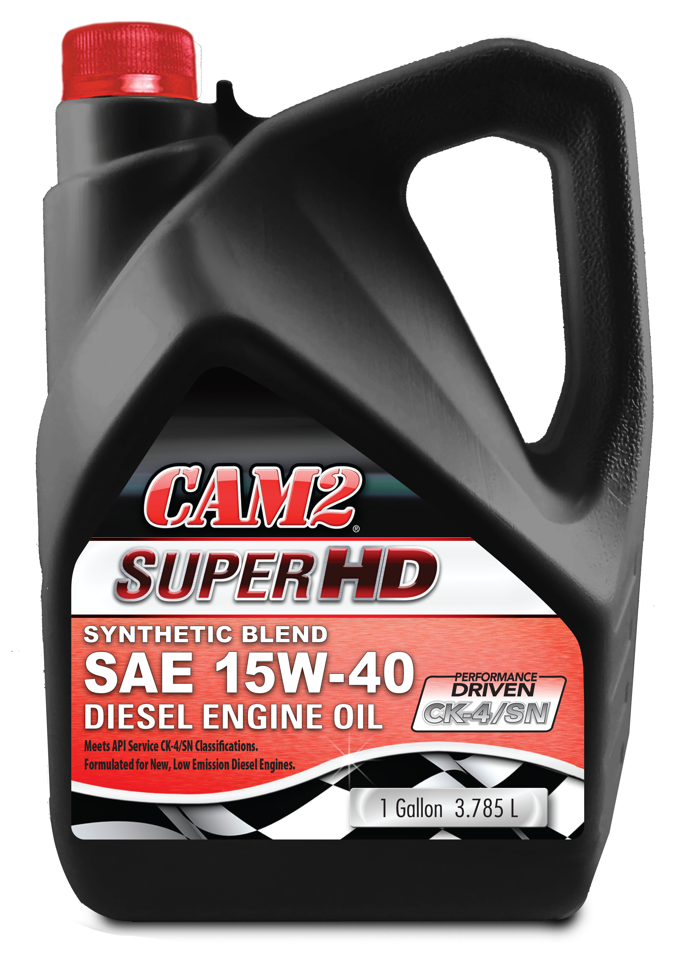 CAM2 SUPER HD 15W-40 PERFORMANCE DRIVEN CK-4/SN SYNTHETIC BLEND ENGINE OIL 80565-320