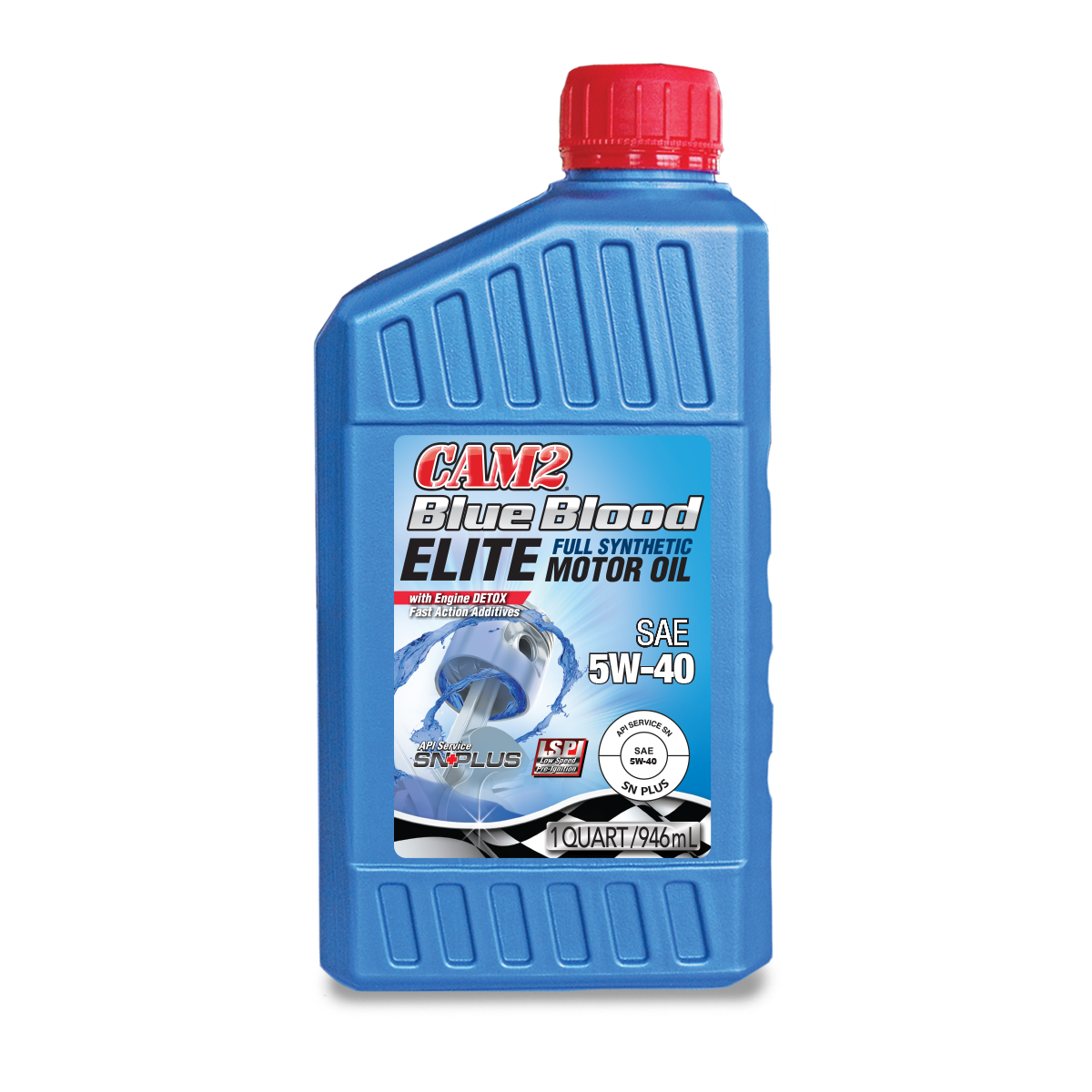 CAM2 BLUE BLOOD ELITE 5W-40 SN PLUS FULL SYNTHETIC ENGINE OIL 80565-368
