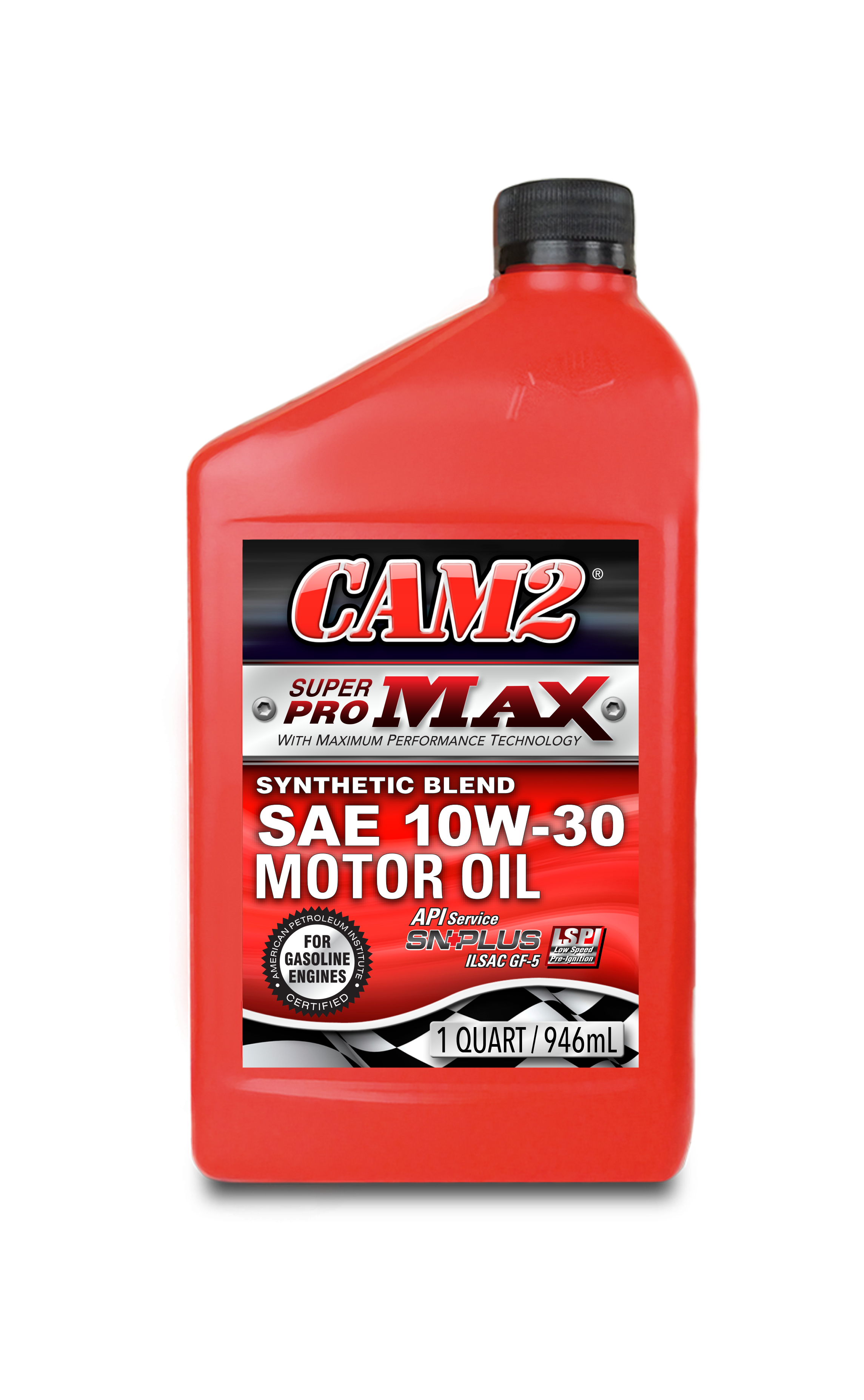 CAM2 SUPERPRO MAX 10W-30 SYNTHETIC BLEND MOTOR OIL 80565-414