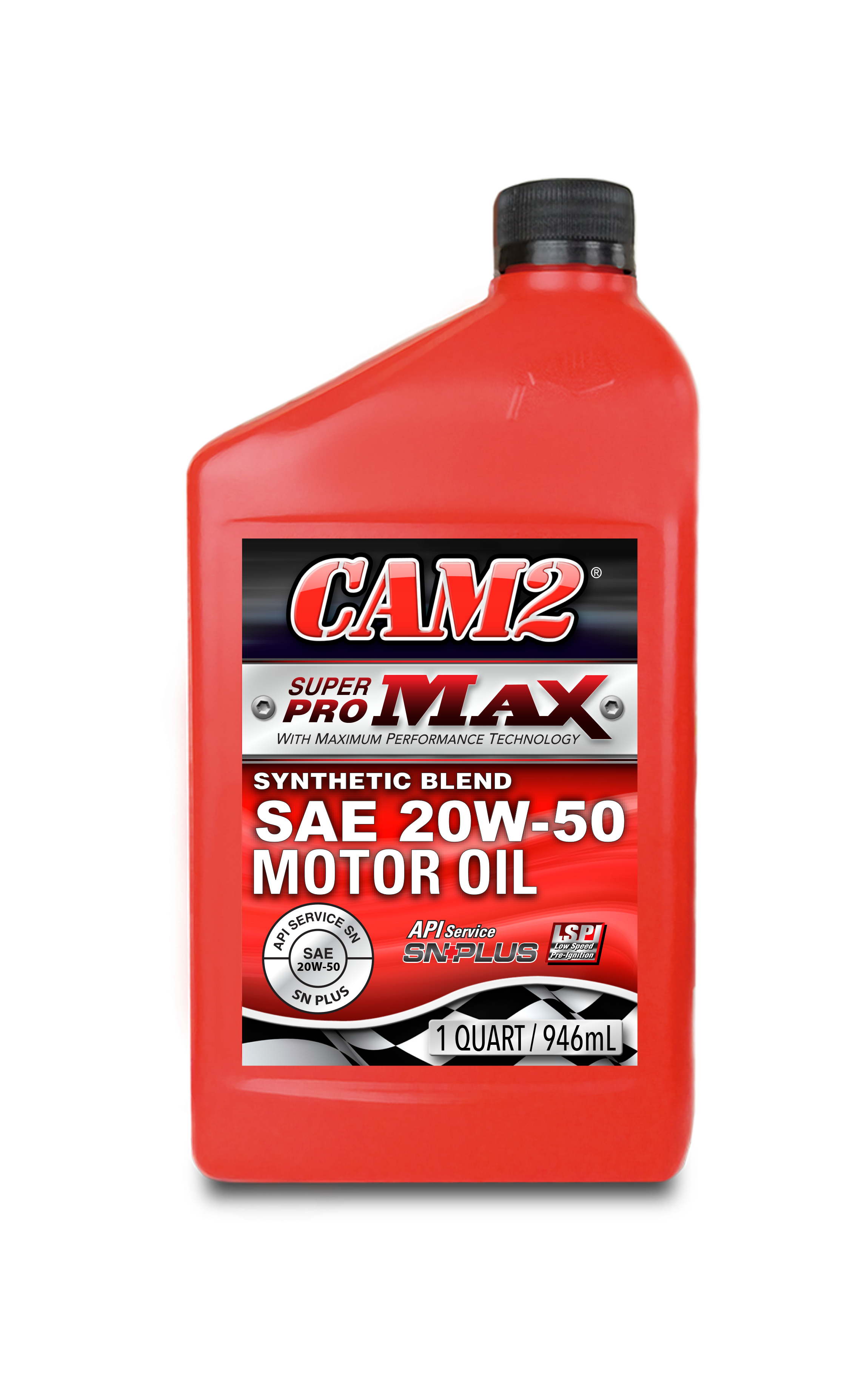 CAM2 SUPERPRO MAX 20W-50 SYNTHETIC BLEND MOTOR OIL 80565-417