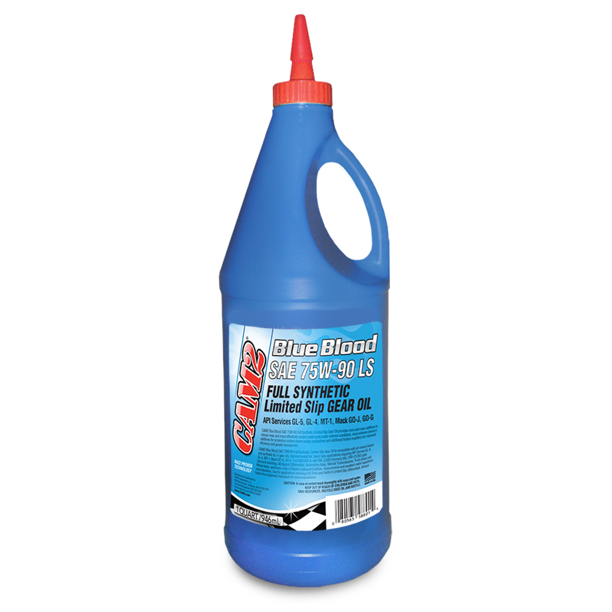 CAM2 BLUE BLOOD SAE 75W-90 FULL SYNTHETIC LS GEAR OIL GL-5 80565-588