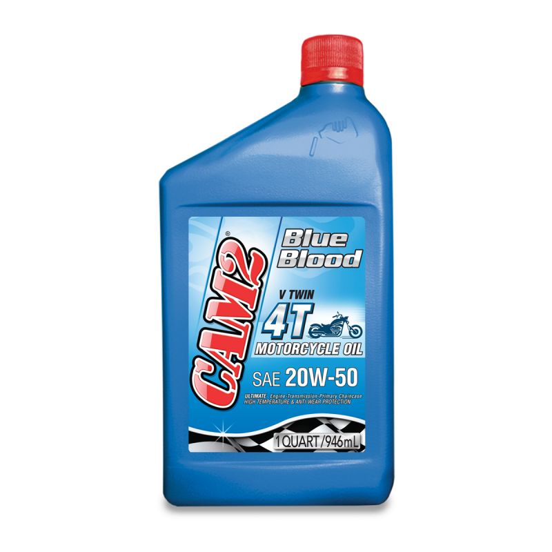 CAM2 BLUE BLOOD RACING 4T 20W-50 SYN. BLEND MOTORCYCLE OIL 80565-967