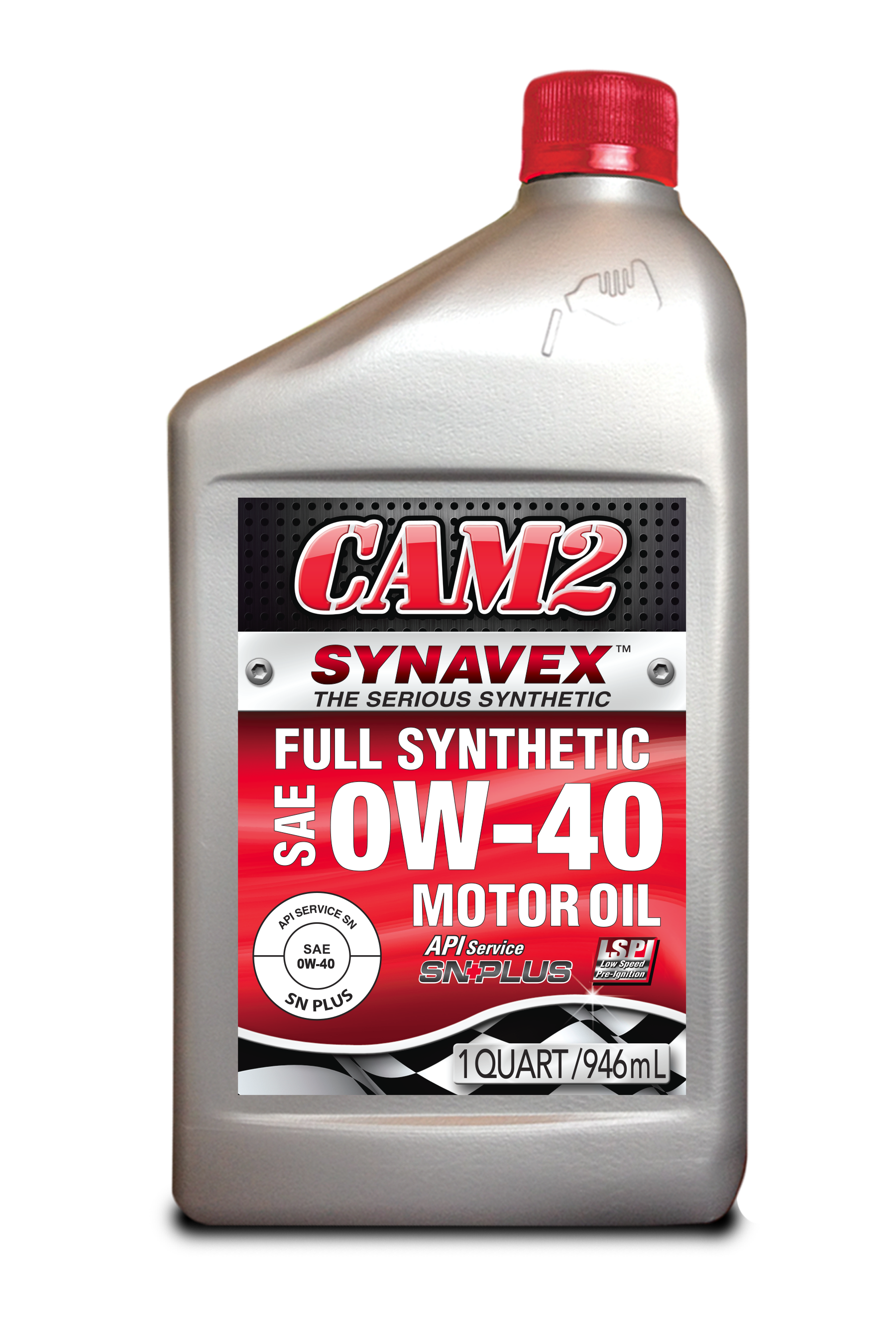 CAM2 SYNAVEX™ 0W-40 FULL SYNTHETIC ENGINE OIL API SN PLUS 80565-993